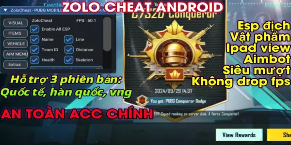 BẢN ZOLO NO ROOT VNG